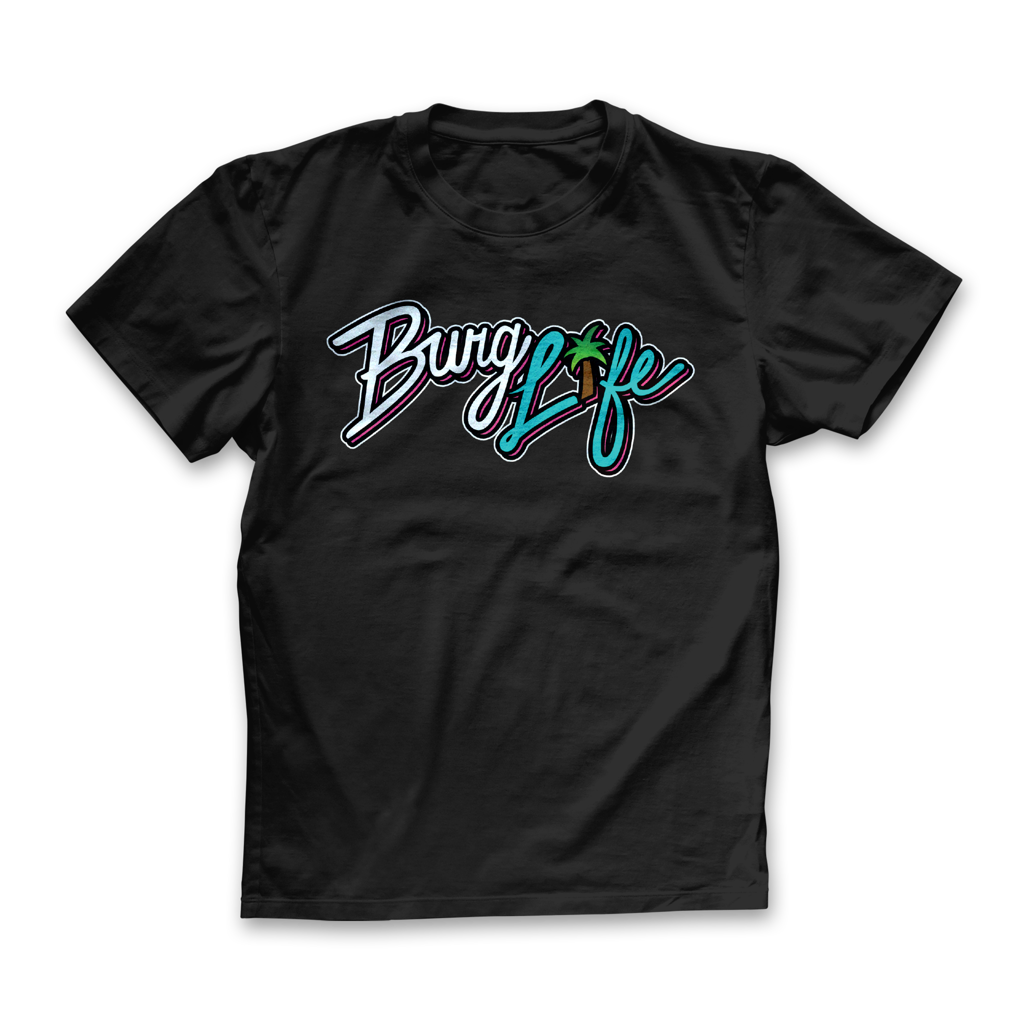 Black Burg Life T-Shirt Front