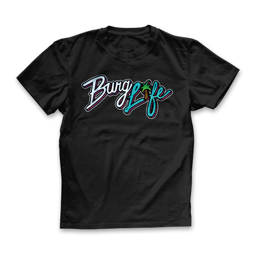Black Burg Life T-Shirt Front