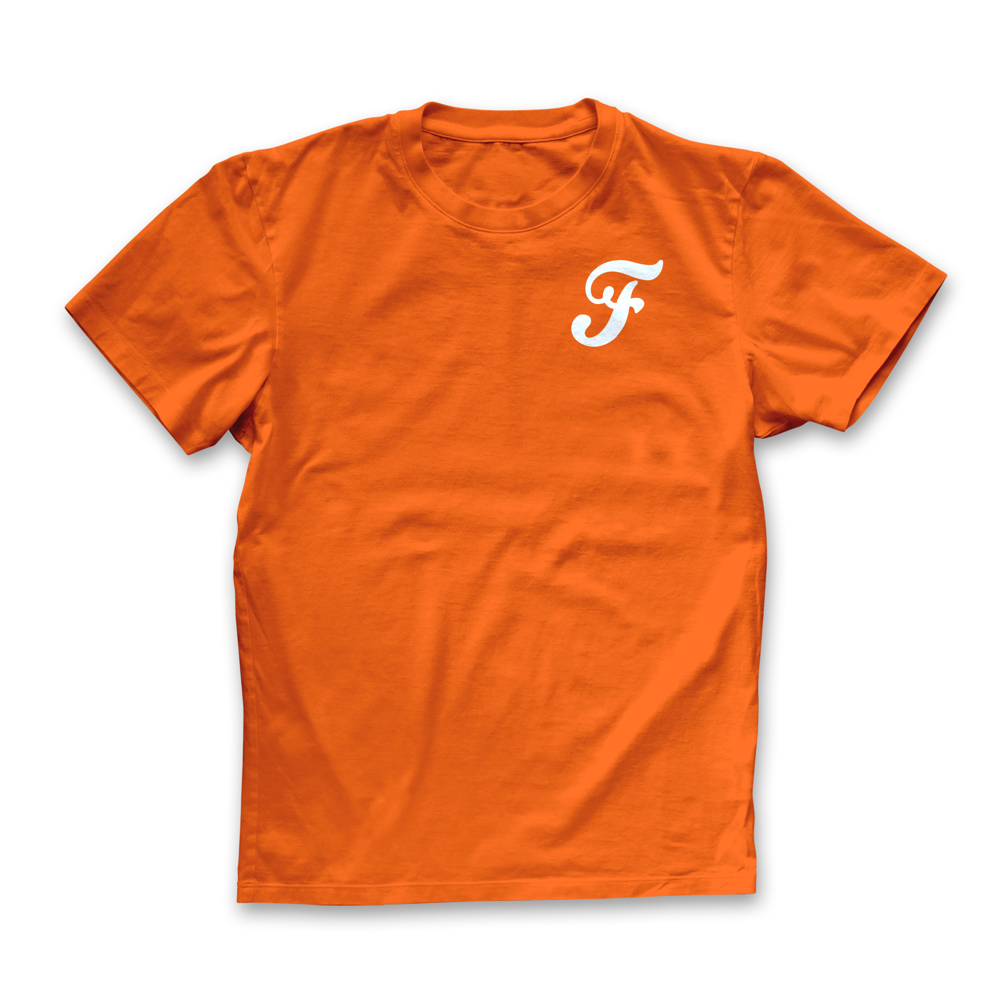 FLORIDA ORANGE Greetings From FLA T-Shirt FRONT
