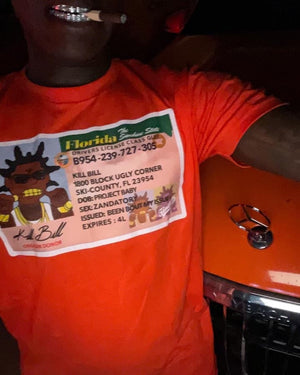 Kill Bill T-Shirt - Orange - Kodak Black License